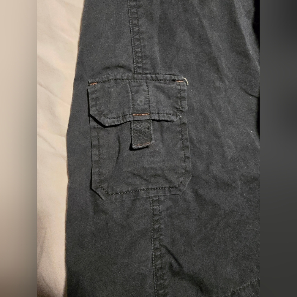 Vintage Black Maxi Cargo Skirt - Picture 3 of 9